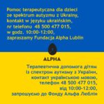 Pomoc terapeutyczna, dla dzieci ze spektrum autyzmu, po ukraińsku. Лікувальна допомога дітям із спектром аутизму, укр.
